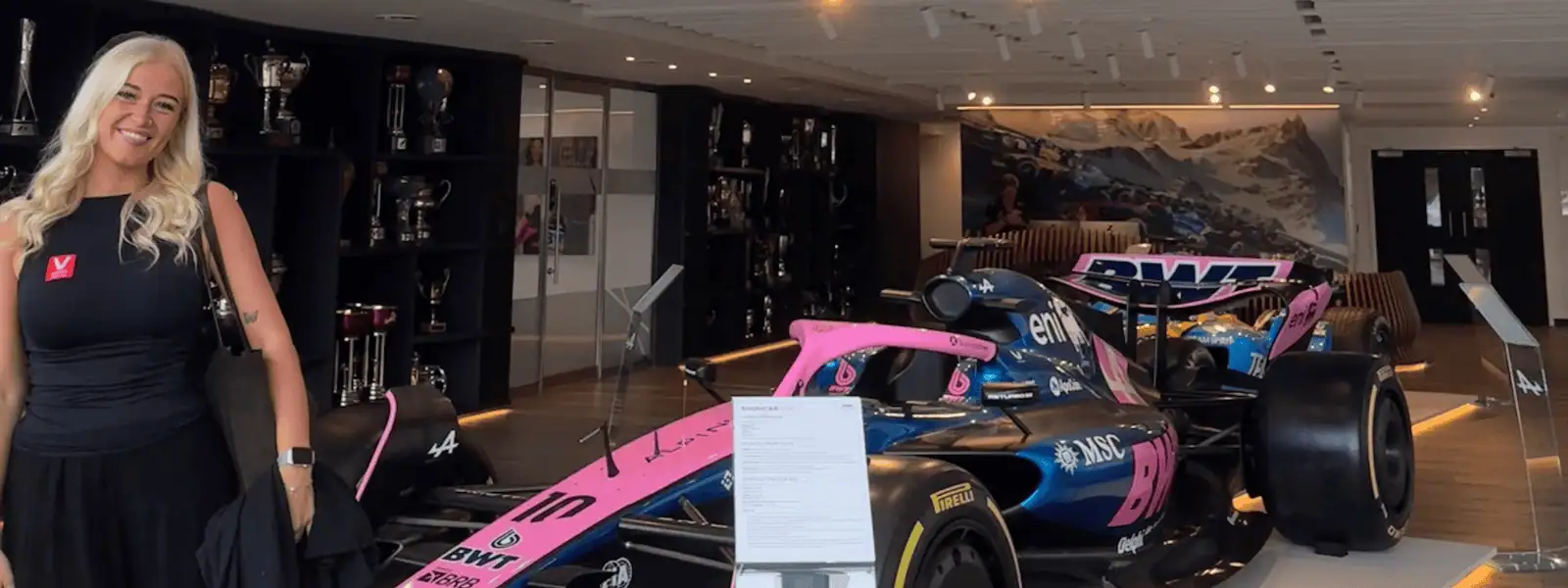 travel places academy graduate on f1 site visit