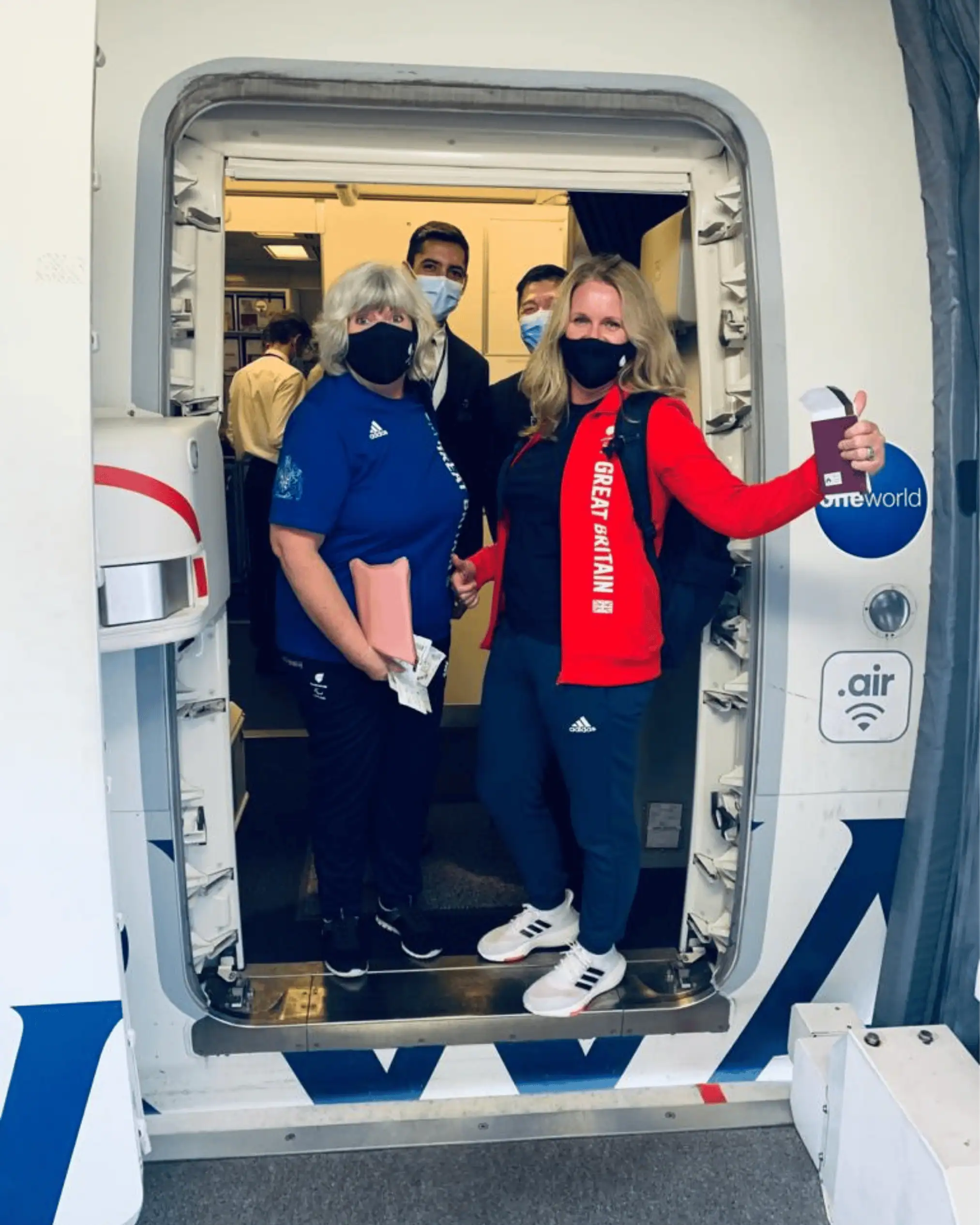 covid british airways flight